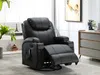 Vente-unique - Massagesessel - Kunstleder - Schwarz - SILVANO Bild 3