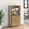 vidaXL Highboard Artisan-Eiche 62 x 36 x 121,5 cm Holzwerkstoff 882255 Bild 4