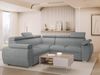 Ecksofa Boston Maxi mit Schlaffunktion, Bettkasten, Einstellbare Kopfstützen (Farbe: Flow 17) Bild 2