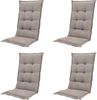 SET Tampa 4 x Klappsessel grün, 4 x Auflage taupe Bild 3