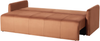 Schlafsofa 3-Sitzer EGGE Samtstoff Goldbraun Bild 5
