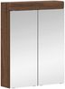 vidaXL Badezimmerspiegelschrank TULUM Braun Eichen-Optik Holzwerkstoff 880368 Bild 2