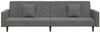 vidaXL Schlafsofa 2-Sitzer mit 2 Kissen Dunkelgrau Samt 375919 Bild 5