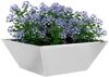 vidaXL Garten-Pflanzgefäß Silber 40 x 40 x 15 cm Edelstahl 873818 Bild 3