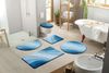 OTTO home Badematte Josie, Badvorleger, Badezimmer Teppich, Höhe 20 mm, rutschhemmend beschichtet, schnell trocknend, strapazierfähig, fußbodenheizungsgeeignet, Polyester, rechteckig, 3-tlg. Stand-WC Set, Badteppich, Badematten, rechteckig, rund & als ... Bild 2