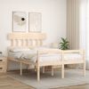 vidaXL Seniorenbett mit Kopfteil 140x190 cm Massivholz 3195396 Bild 3