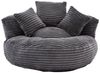 BlingBin Sitzsack Cordstoff-Sofa, Lazy Sofa (Sofa, 1 St, 108 x 108 x 52 cm), Mit drei Kissen, für Erwachsene und Kinder gleichermaßen geeignet Bild 2