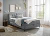 Boxbett >ATLANTIS 6< 140x200 cm Liegefläche, Bezug grey - 145x102x240cm (BxHxT) Bild 2