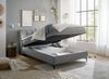 Boxbett >ATLANTIS 6< 140x200 cm Liegefläche, Bezug grey - 145x102x240cm (BxHxT) Bild 3