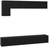 vidaXL TV-Schrankset 5 pcs Schwarz Eichen-Optik Holzwerkstoff 3393196 Bild 2