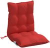 vidaXL Niedriglehner-Auflagen 4 Stk. Rot Oxford-Gewebe 377690 Bild 5