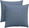 vidaXL Sofakissen 2 Stück Blau 45 x 45 cm Cordstoff 42013949 Bild 2