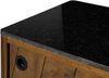 Sideboard Mango 200x45x65 braun geölt / dunkler Granit LOS ANGELES #113 Bild 4