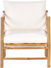 Ecksofa CERRETO Bambusholz Cremeweiß Bild 5
