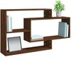 vidaXL Wandregal Braun Eichen-Optik 104x20x58,5 cm Holzwerkstoff 815290 Bild 5