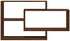 vidaXL Wandregal Braun Eichen-Optik 104x20x58,5 cm Holzwerkstoff 815290 Bild 3