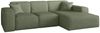 Ecksofa Designersofa CELES PREMIUM in Stoff Scala Forest Ottomane Rechts Bild 2