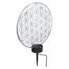 Solarleuchte Garten Rund 30 cm Solarlampe Außen Leuchte Solar mit Pflegetuch Bild 3