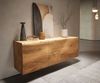 Sideboard New Live-Edge 145 cm Eiche Natur 3 Türen schwebend Bild 4