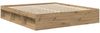 vidaXL Bettgestell ohne Matratze Artisan-Eiche 200x200cm Holzwerkstoff 3328870 Bild 3