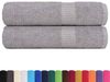 vidaXL Duschtücher FROGN 2 Stk. Grau 70x140 cm 360 g/m² 136833 Bild 2