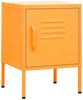 vidaXL Nachttisch Senfgelb 35x35x51 cm Stahl 336209 Bild 2