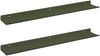 vidaXL Schwebendes Regal 2 pcs Olive Grün 60 x 8,5 x 2,5 cm Stahl 8003968 Bild 2