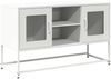 vidaXL TV-Schrank Weiß 100,5x39x60,5 cm Stahl 853385 Bild 2