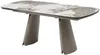 Vente-unique - FARUDI Esstisch KeramikGlas GrauWeiß - B 90 cm x H 75 cm x L 220 cm260 cm180 cm Bild 5