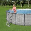 Bestway 'Flowclear' Poolleiter, 4 Stufen, für Pools bis 122 cm Höhe, Metall/Kunststoff Bild 2