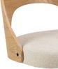 Esszimmerstuhl >Lucy< in Beige, Stoff - 48x79x53cm (BxHxT) Bild 5