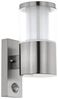 Eglo 'Castroverde' Wandleuchte in edelstahl - inklusive 1x 3,7W LED, 3000K, IP44 Bild 1