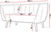 Sofa Pontelmo 2 (Farbe: Kronos 27) Bild 5