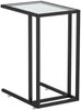 Computer-Beistelltisch Transparent 50 x 35 x 65 cm Hartglas [331649] Bild 2