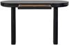 Schreibtisch Mael aus MDF-Holz, skandinavisches Design, schwarz lackiert, 120x50 cm Bild 4