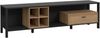 Lowboard TV-Board HIGH ROCK 141 in Riviera Eiche Optik /Schwarz, Forte Bild 3