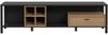 Lowboard TV-Board HIGH ROCK 141 in Riviera Eiche Optik /Schwarz, Forte Bild 2