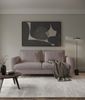 Selsey 'Rane' Sofa mit Schlaffunktion und wasserabweisendem Chenille-Bezug, beige, ca. 90 x 236 x 102 cm Bild 2