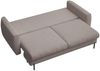 Selsey 'Rane' Sofa mit Schlaffunktion und wasserabweisendem Chenille-Bezug, beige, ca. 90 x 236 x 102 cm Bild 4