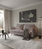 Selsey 'Rane' Sofa mit Schlaffunktion und wasserabweisendem Chenille-Bezug, beige, ca. 90 x 236 x 102 cm Bild 3