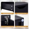 KOMFOTTEU Couchtisch, 3-in-1 Multifunktionaler Wohnzimmertisch mit 4 Stühlen & Schublade Bild 3
