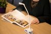 Fysic FL-11 - Wiederaufladbare Tischlampe - LED Schreibtischlampe mit USB - für Tisch, Schreibtisch oder Werkbank - Weiß Bild 5