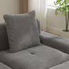 YakoHome Modulsofa Grau 190x89x75 cm – voll gepolstert, montiert geliefert, hochwertige Polsterung, sofort nutzbar Bild 5