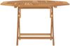 vidaXL Gartentisch Klappbar 110x110x75 cm Massivholz Teak 362617 Bild 4