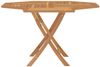 vidaXL Gartentisch Klappbar 110x110x75 cm Massivholz Teak 362617 Bild 3