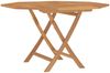 vidaXL Gartentisch Klappbar 110x110x75 cm Massivholz Teak 362617 Bild 2