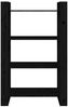 vidaXL Bücherregal/Raumteiler Schwarz 80x35x125 cm Massivholz Kiefer 813908 Bild 5