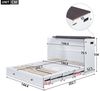 Flieks Schrankbett Umwandelbares Doppelbett Holzbett 140x200cm mit Aufladen und Schublade Bild 4