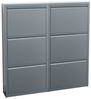 ebuy24 Schuhschrank Pisa Schuhschrank mit 6 Klappen/Türen in Metall gr Bild 4