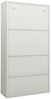 vidaXL Büroschrank Hellgrau 90x40x180 cm Stahl 335947 Bild 4